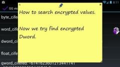 How search encrypted value - GameGuardian