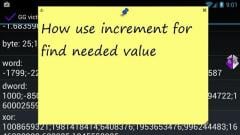 How use increment (fill) - GameGuardian