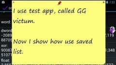 How use saved list for faster edit values - GameGuardian