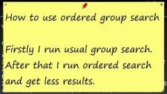 How to use ordered group search - GameGuardian