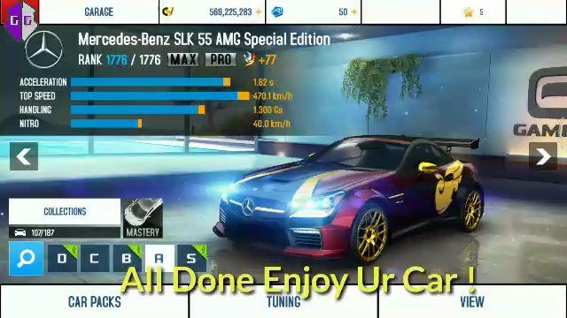 Asphalt 8: Airborne - use an elite car in offline mode