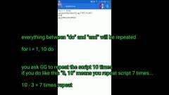 GameGuardian + Lua scripts Tutorial: how to make Loops in script