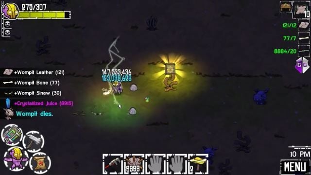 Crashlands - hack damage - freeze double - GameGuardian