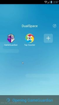 No root via DualSpace Blue - GameGuardian