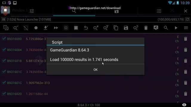 8.64.3: Accelerated scripts. In some cases, three times - GameGuardian