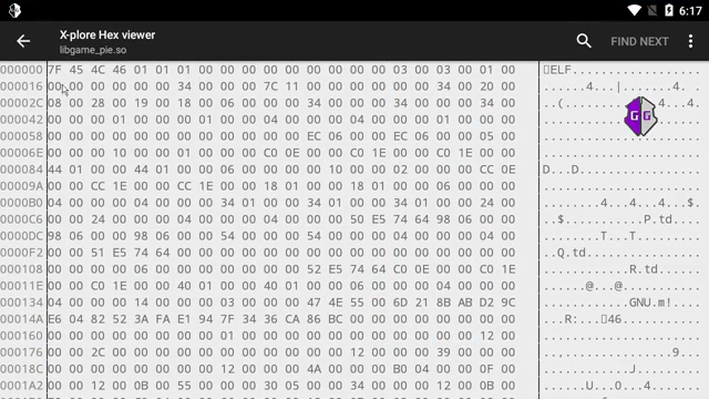 Using reverse hex with HEX editor - X-Plore, GameGuardian