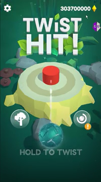 Twist hit! - hack gems - fill - GameGuardian