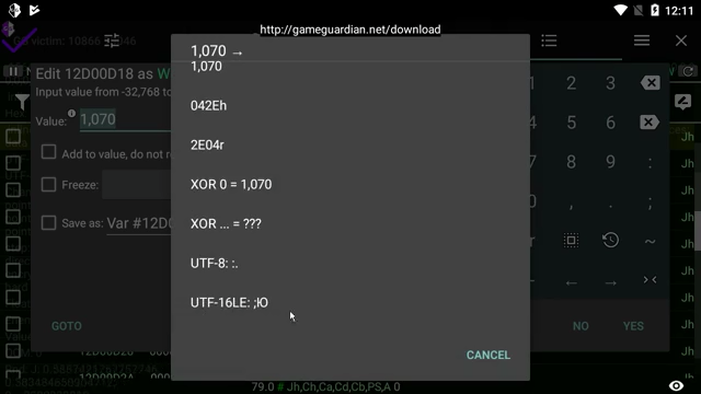 79.0: Convert number to UTF-16LE char and back - GameGuardian