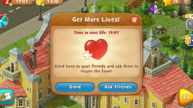 Gardenscapes - hack lives - time jump - GameGuardian