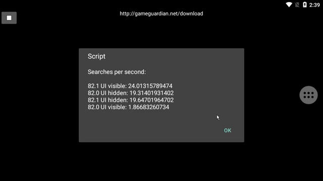 82.1: Accelerated search in scripts - GameGuardian